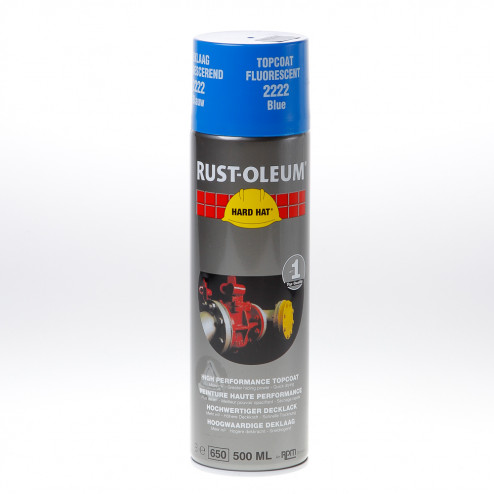 Rust-Oleum Hard Hat fluorescerend blauw 500ml