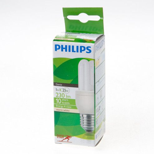 Philips Genie spaarlamp ESafer 5W 827 E27