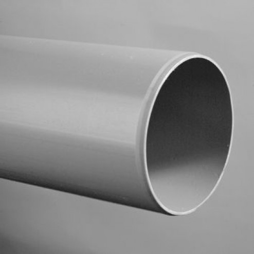 Dyka Buis PVC grijs keurmerk BRL2011 80 x 1.5 x 4000mm