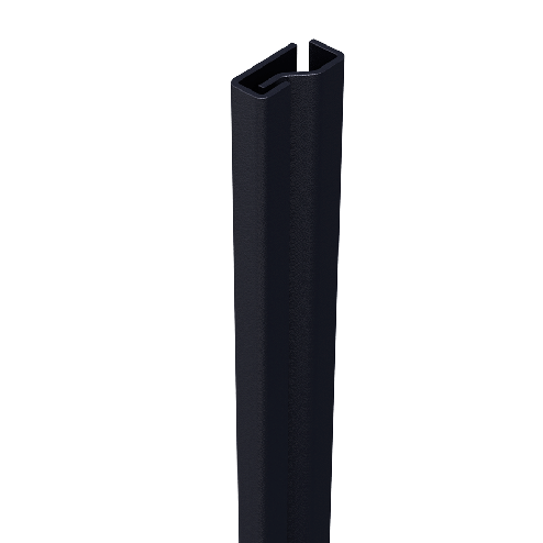 Secustrip Plus binnendraaiend zwartgrijs fijnstructuur lengte 2300mm SKG* 1010.142.04