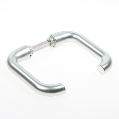 Hoppe Deurkruk, aluminium 138l snelstiftverbinding zilver