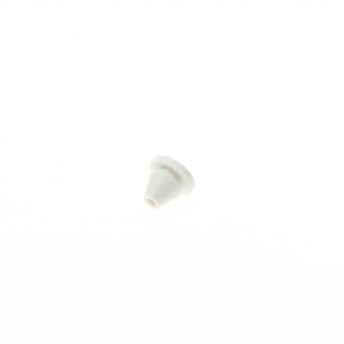 Kozijnbuffer wit 2mm berkvens Diameter plat gedeelte Dikte plat