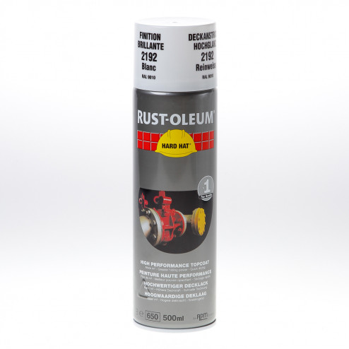 Rust-Oleum Hard Hat fluorecerend wit r9010 500ml