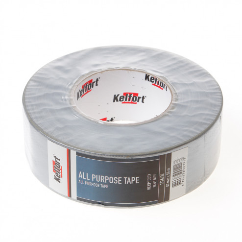 Kelfort All purpose tape heavy duty grijs 50mm