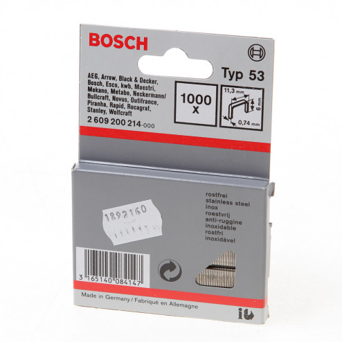 Bosch nieten RVS met fijne draad type-53 6mm
