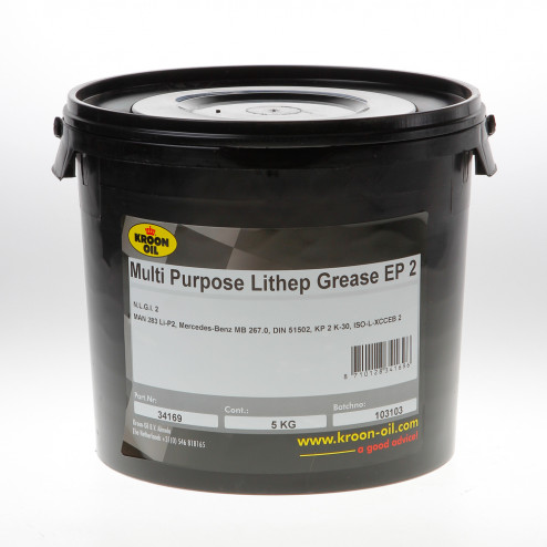 Kroon-Oil multi purpose grease P Lithep Grease EP2