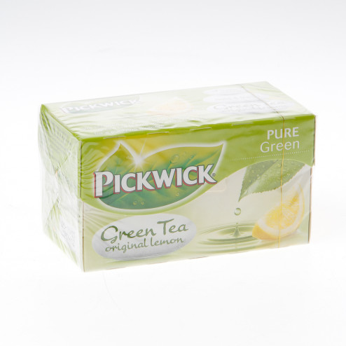 Pickwick Green Tea original lemon doosje met 80 zakjes