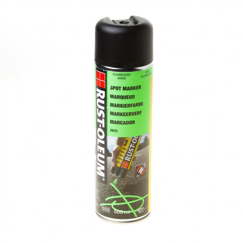 Rust-Oleum Spuitverf markeerspray fluorecerend groen 2833 500ml