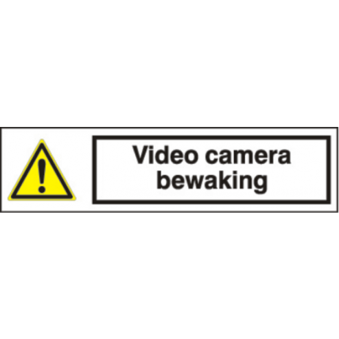 Artelli Sticker Video camera bewaking d5116