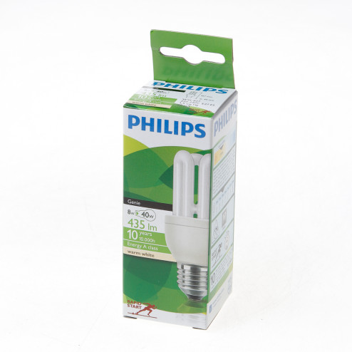 Philips Genie spaarlamp ESafer 8W 827 E27