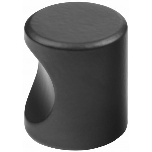 Cilinderknop 25x26mm m4 zwart 3732-70