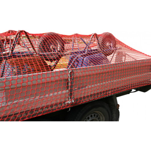 Kelfort Aanhangwagennet, rood, 200x300cm