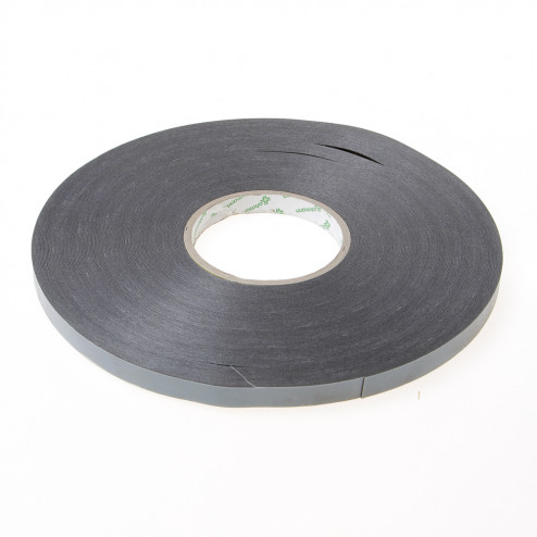 Zelfklevende tape zwart 12mm x 50 meter