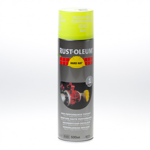 Rust-Oleum Hard Hat fluorescerend geel 500ml