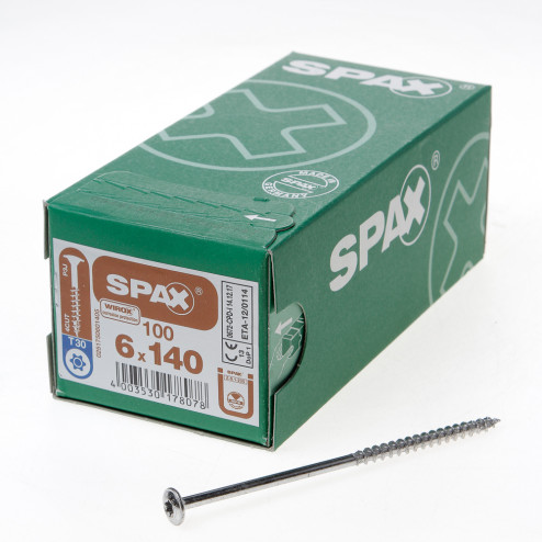 Spax-s Spaanplaatschroef tellerkop discuskop T30 6 x 140mm