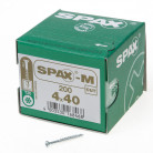 SPAX-M Spaanplaatschroeven platte kop, gegalvaniseerd