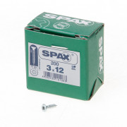Spax Spaanplaatschroef platverzonken kop verzinkt T-Star T10 3.0 x 12mm