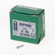 Spax Spaanplaatschroef platverzonken kop verzinkt T-Star T10 3.0 x 16mm