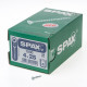 Spax Spaanplaatschroef platverzonken kop verzinkt pozidriv 4.0 x 25mm