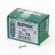 Spax Spaanplaatschroef platverzonken kop verzinkt pozidriv 3.5 x 16mm