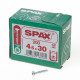 Spax Spaanplaatschroef cilinderkop verzinkt T-Star T20 4.5 x 30mm