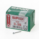 Spax Spaanplaatschroef cilinderkop verzinkt T-Star T10 3.0 x 25mm
