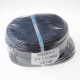 Kabel rubber zwart 2 x 1.5mm² x 25 meter