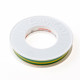 Coroplast 302 tape groen/geel 15mm x25 meter