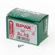 Spax Spaanplaatschroef cilinderkop verzinkt T-Star T15 3.5 x 12mm